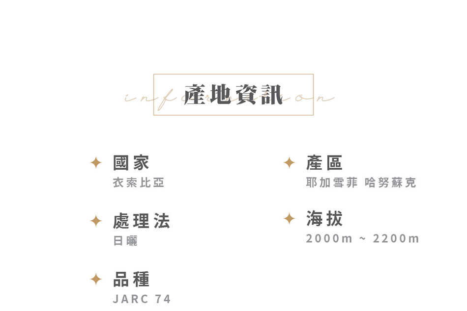 耶加雪菲 哈努蘇克 (Haru Suke) 咖啡豆